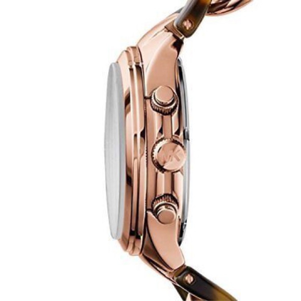 Michael Kors Braided Tortoise Watch - Picture 5 of 5
